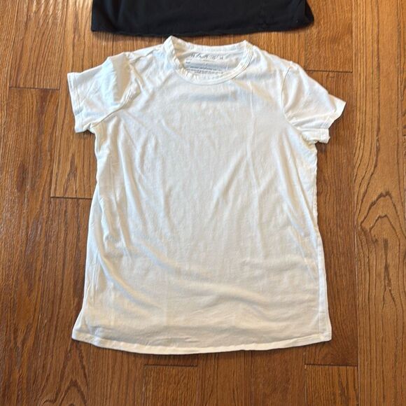 Hatch Black and White Short Sleeve Tees - Picture 2 of 10